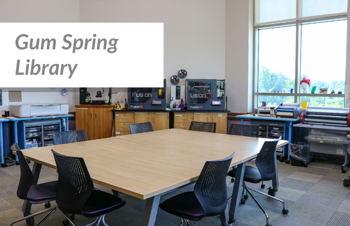 Gum Spring Library Makerspace